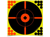 Мишень самоклеящаяся осыпающаяся Birchwood Shoot•N•C Crosshair  Bull's-eye Target, Ø 8″, 6шт. #BC-34806