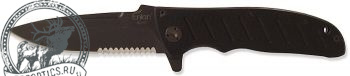 Нож Sanrenmu серии Athletic, лезвие 94 мм, рукоять черная, полимер G10, крепление на ремень #EL-01B