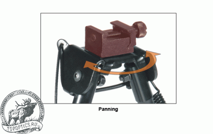 Сошки Leapers UTG Picatinny/Weaver или антабка (210,82 мм до 322,58 мм) регулируемые #TL-BP88
