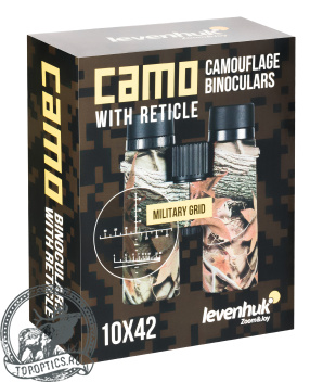 Бинокль Levenhuk Camo Dots 10x42 с сеткой #81925