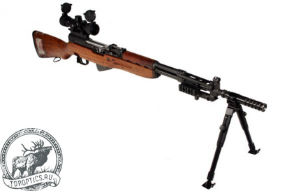 Сошки Leapers UTG для установки на ствол оружия 11-19 мм (208,28 мм до 261,62 мм) регулируемые #TL-BP08ST