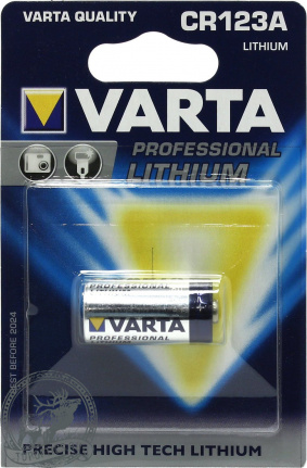 Элемент питания VARTA PROFESSIONAL LITHIUM 6205 CR123A BL1 - упаковка 1шт