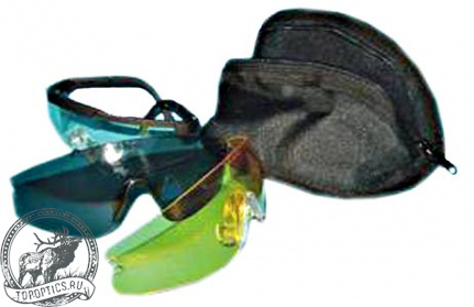 Стрелковые очки ARTILUX  Sporty  набор с 3 линзами #1060-10