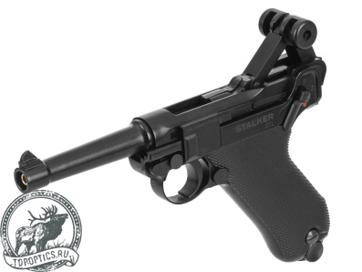 Пистолет пневматический Stalker STL (Luger P08) к.4,5мм #ST-41021L
