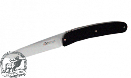 Нож Maserin Gourmet (лезвие 120 мм, нержавеющая сталь, рукоять эбонит) #380/EB