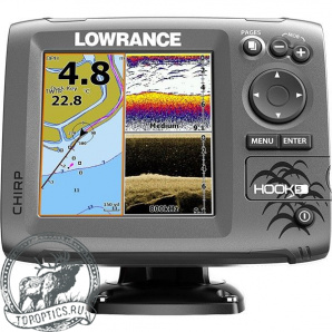 Lowrance Hook-5 Mid/High/DownScan™ (83/200, 455/800) #000-12656-001