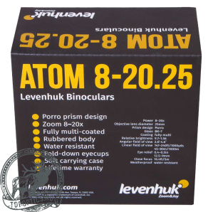 Бинокль Levenhuk Atom 8–20x25 #71405