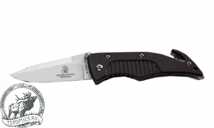 Нож Maserin (лезвие 85 мм, нержавеющая сталь черное, рукоять анодированный алюминий черный) #280/N