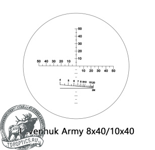 Бинокль Levenhuk Army 8x40 с сеткой #81931