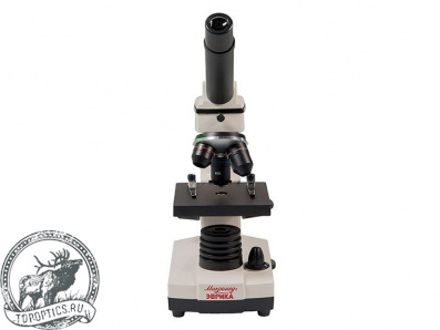 Микроскоп школьный Микромед Эврика 40х-1280х с видеоокуляром в кейсе #22670