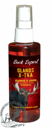 Приманки для лося Buck Expert GLANDS X-TRA искусственный ароматизатор выделений желез доминантного самца и самки (спрей) 125 мл #01MBSYNTXT