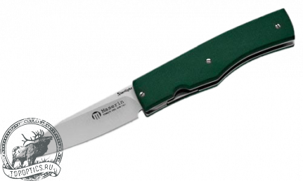 Нож Maserin Starlight (лезвие 78 мм, нержавеющая сталь, рукоять G10 зелёная) #392/G10V