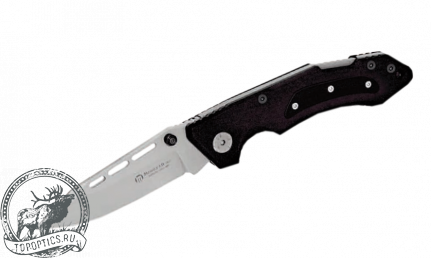 Нож Maserin Arm-2 (лезвие 95 мм, нержавеющая сталь, рукоять эбонит) #652/EB