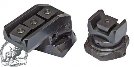 Поворотный кронштейн на раздельных основаниях MAK на Heckler&Koch SLB2000 - шина Swarovski #1024-60058
