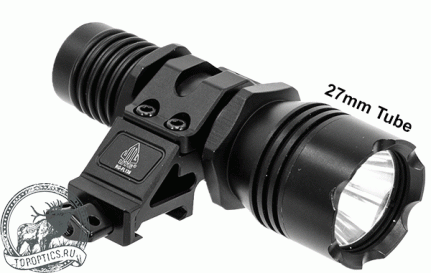 Кольцо Leapers для фонаря 27 мм на Picatinny/Weaver (смещение 45°, 2 прокладки на 25.4 и 20 мм) #RG-FL138