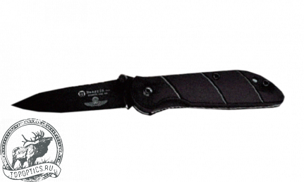 Нож Maserin (лезвие 85 мм, нержавеющая сталь черное, рукоять анодированный алюминий) #600/TP
