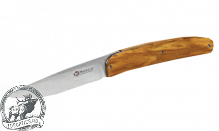 Нож Maserin Gourmet (лезвие 120 мм, нержавеющая сталь, рукоять оливковое дерево) #380/OL