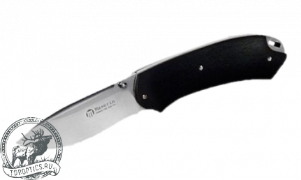 Нож Maserin BIRDLAND (лезвие 80 мм, нержавеющая сталь, рукоять эбонитовая) #396/EB