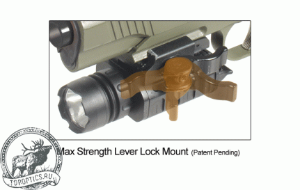 Фонарь тактический Leapers UTG Tactical Pistol Flashlight w/16mm CREE LED IRB #LT-ELP116Q