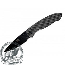 Нож Sanrenmu серии EDC, лезвие 68 мм чёрное, рукоять чёрная, крепление на ремень #F1-723