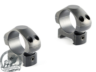 Кольца Nikko Stirling Diamond на Weaver 25,4 мм (низкие) стальные #NSM1WL