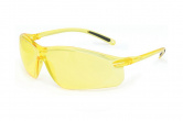 Открытые защитные очки HONEYWELL А700 желтые с покрытием от царапин и запотевания #1015441