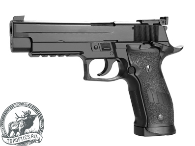 Пистолет пневматический Stalker SXF (Sig Sauer P226 X-Five) к.4,5мм, 12г CO2, металл, 108 м/с, Hop-Up, Blowback #ST-74018XF