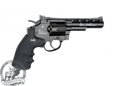Револьвер пневматический Dan Wesson револьвер (4", калибр 4.5 мм, чёрный) #17176