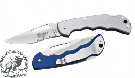 Нож LionSteel Work (лезвие 85 мм, рукоять алюминий, синяя) #771C BL