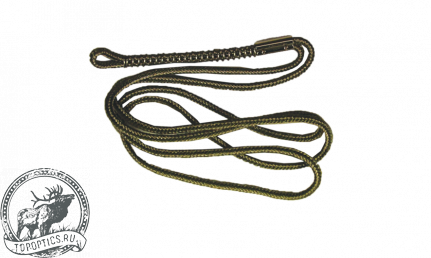 Шнурок плетеный капроновый на два манка FAULK`S с фиксатором-пружиной из нержавеющей стали #DBL