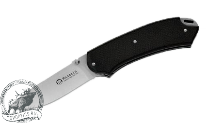 Нож Maserin BIRDLAND (лезвие 80 мм, нержавеющая сталь, рукоять G10 чёрная) #396/G10