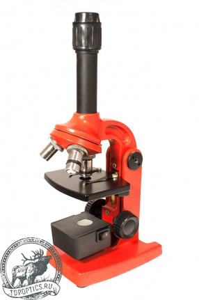 Микроскоп Юннат 2П-3 с подсветкой Красный