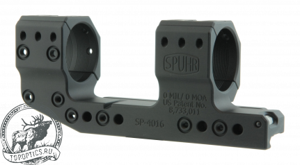 Тактический кронштейн SPUHR D34мм для установки на Picatinny H38мм без наклона с выносом #SP-4016