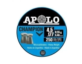 Пули APOLO Champion 4.5мм 0,55гр 250шт