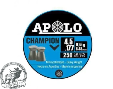 Пули APOLO Champion 4.5мм 0,55гр 250шт