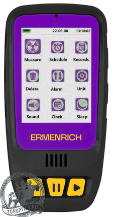 Дозиметр Ermenrich Ping RD40 фиолетовый #84640