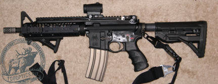 Телескопический приклад FAB Defense для М4/М16/AR15 (цвет черный)