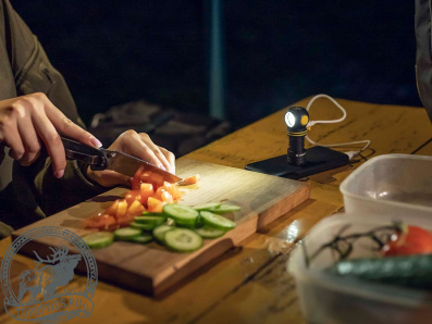 Фонарь налобный-мульти Armytek Elf C1 USB-C (1000 lm, белый, до 103м, 1x18350, IP68)