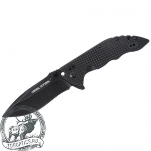 Нож Sanrenmu RealSteel лезвие 82 мм рукоять чёрная #E77 black