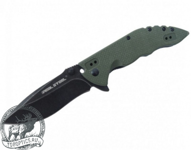 Нож Sanrenmu RealSteel лезвие 82 мм рукоять зелёная #E77 green