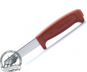 Нож Morakniv Basic 511 углеродистая сталь красный