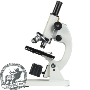 Микроскоп школьный Эврика 40х-640х (зеркало, LED) #28135
