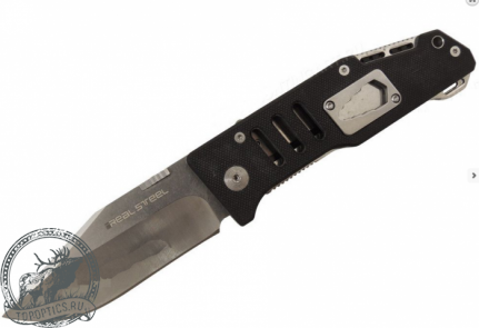 Нож Sanrenmu Real Steel, лезвие 85 мм, рукоять - G10, гаечный ключ, крепление на ремень #T96
