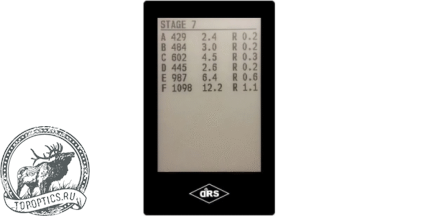 Дисплей KESTREL DRS — E-Dope Card для передачи данных из Applied Ballistics LiNK #0944DR00