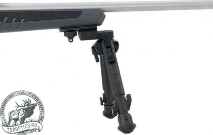 Сошки Leapers UTG 360° для установки на оружие на планку Picatinny (регулируемые, фиксация рычагом)  высота от 18 до 26см #TL-BP01-A