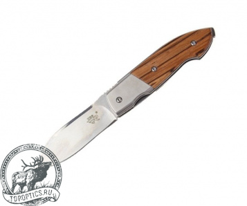 Нож Sanrenmu лезвие 70 мм рукоять Pakawood #7028LUE-XL