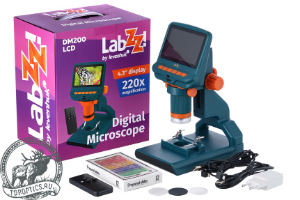 Микроскоп цифровой Levenhuk LabZZ DM200 LCD #76827