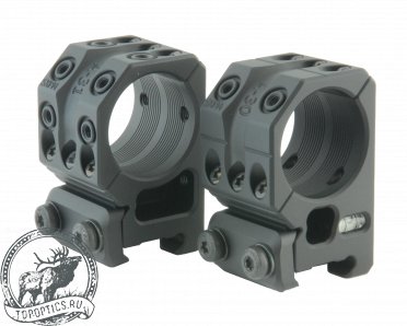 Тактические кольца SPUHR D30mm для установки на Picatinny H34мм без наклона #SR-3006