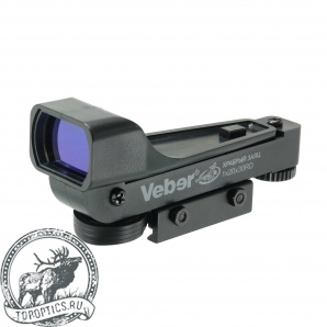 Коллиматорный прицел Veber Храбрый Заяц 1x20x30 RD Weaver