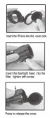 Крышка NexTORCH для фонарей с тремя светофильтрами (набор) #FT32